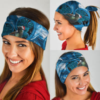 Tui Bird New Zealand Christmas In July Neck Gaiter NZ Aroha Koru Fern Marble Vibes