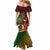 Vanuatu and Papua New Guinea Mermaid Dress Vanuatuan With PNG Polynesian Pattern LT14 - Polynesian Pride