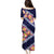 Blue Polynesia Puletasi Plumeria With Hibiscus Pattern Tropical Vibes