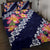 Blue Polynesia Quilt Bed Set Plumeria With Hibiscus Pattern Tropical Vibes