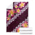Pink Polynesia Blanket Plumeria With Hibiscus Pattern Tropical Vibes