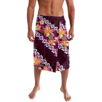 Pink Polynesia Lavalava Plumeria With Hibiscus Pattern Tropical Vibes