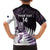 New Zealand Silver Fern Rugby Custom Family Matching Summer Maxi Dress and Hawaiian Shirt Go All Black Purple Maori Paua Shell - Polynesian Pride