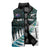 New Zealand Silver Fern Rugby Custom Sleeveless Puffer Jacket Go All Black Turquoise Maori Paua Shell - Polynesian Pride
