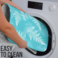 New Zealand Silver Fern Rugby Custom Bathroom Set Go Aotearoa Champions Turquoise Version - Polynesian Pride