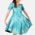 New Zealand Silver Fern Rugby Custom Family Matching Summer Maxi Dress and Hawaiian Shirt Go Aotearoa Champions Turquoise Version - Polynesian Pride