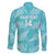 New Zealand Silver Fern Rugby Custom Family Matching Summer Maxi Dress and Hawaiian Shirt Go Aotearoa Champions Turquoise Version - Polynesian Pride
