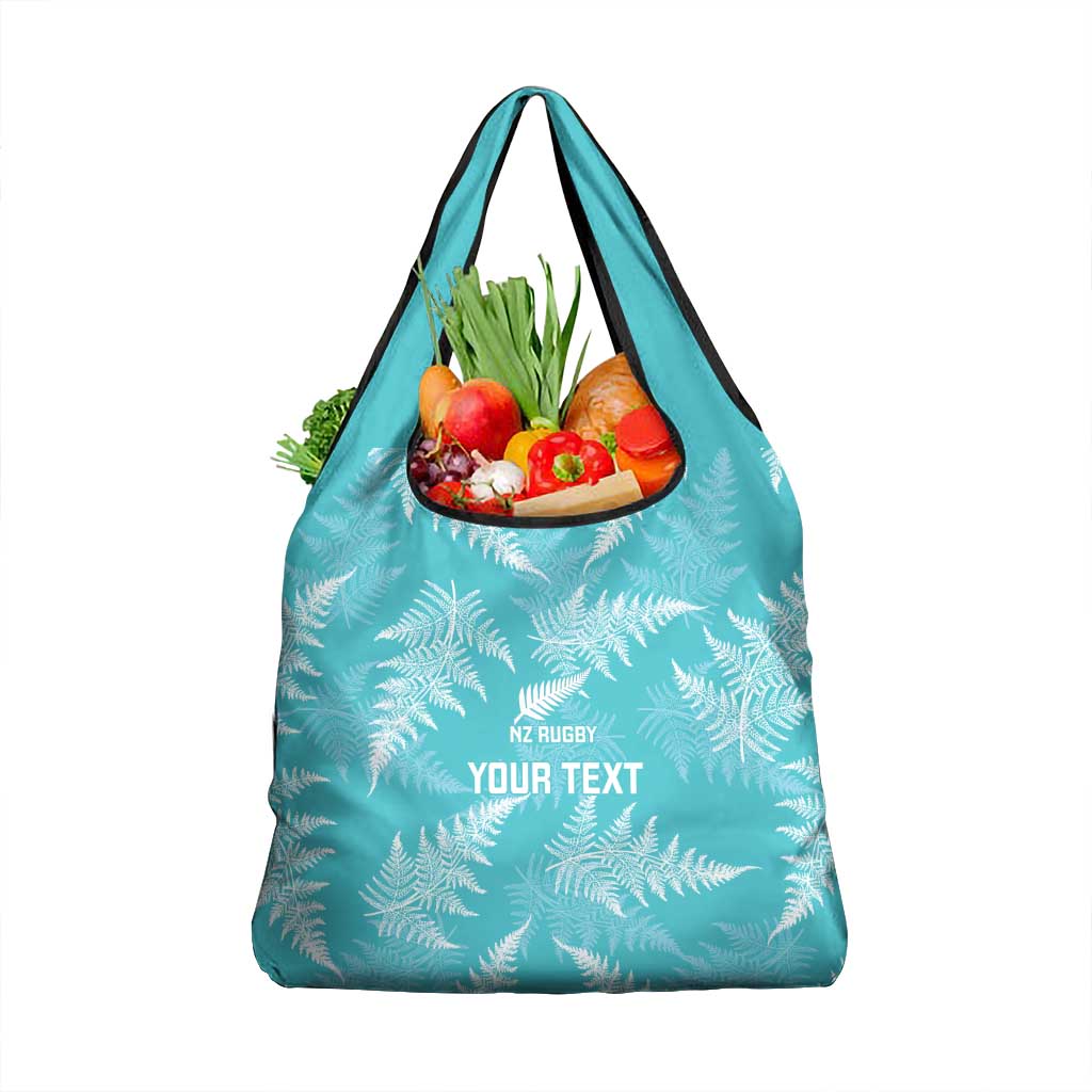 New Zealand Silver Fern Rugby Custom Grocery Bag Go Aotearoa Champions Turquoise Version LT14 1-pack One Size Turquoise - Polynesian Pride