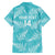 New Zealand Silver Fern Rugby Custom Hawaiian Shirt Go Aotearoa Champions Turquoise Version - Polynesian Pride