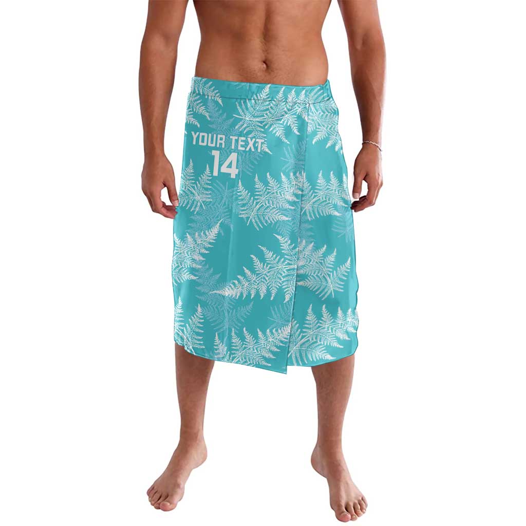 New Zealand Silver Fern Rugby Custom Lavalava Go Aotearoa Champions Turquoise Version - Polynesian Pride