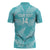 New Zealand Silver Fern Rugby Custom Zipper Polo Shirt Go Aotearoa Champions Turquoise Version - Polynesian Pride