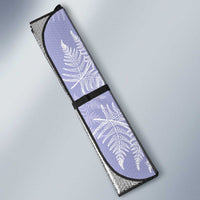 New Zealand Silver Fern Rugby Custom Auto Sun Shade Go Aotearoa Champions Purple Version - Polynesian Pride