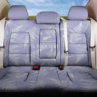 New Zealand Silver Fern Rugby Custom Back Car Seat Cover Go Aotearoa Champions Purple Version - Polynesian Pride