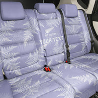 New Zealand Silver Fern Rugby Custom Back Car Seat Cover Go Aotearoa Champions Purple Version - Polynesian Pride