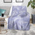 New Zealand Silver Fern Rugby Custom Blanket Go Aotearoa Champions Purple Version - Polynesian Pride