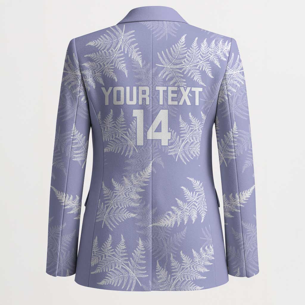 New Zealand Silver Fern Rugby Custom Blazer Go Aotearoa Champions Purple Version - Polynesian Pride