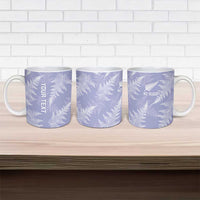 New Zealand Silver Fern Rugby Custom Ceramic Mug Go Aotearoa Champions Purple Version - Polynesian Pride