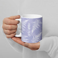 New Zealand Silver Fern Rugby Custom Ceramic Mug Go Aotearoa Champions Purple Version - Polynesian Pride