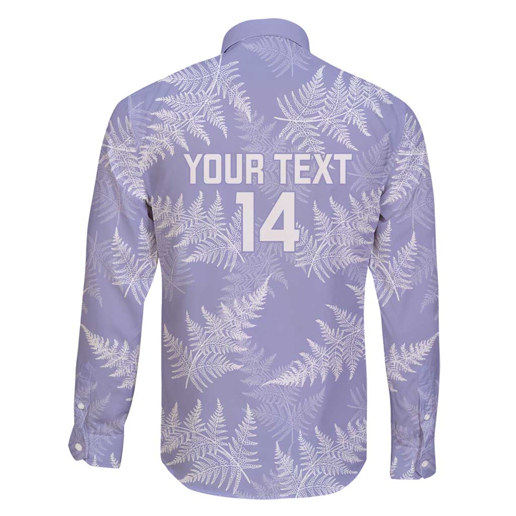 New Zealand Silver Fern Rugby Custom Family Matching Long Sleeve Bodycon Dress and Hawaiian Shirt Go Aotearoa Champions Purple Version - Polynesian Pride