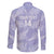 New Zealand Silver Fern Rugby Custom Family Matching Off The Shoulder Long Sleeve Dress and Hawaiian Shirt Go Aotearoa Champions Purple Version - Polynesian Pride