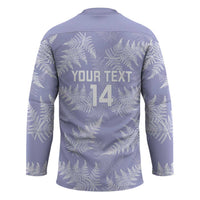 New Zealand Silver Fern Rugby Custom Hockey Jersey Go Aotearoa Champions Purple Version - Polynesian Pride
