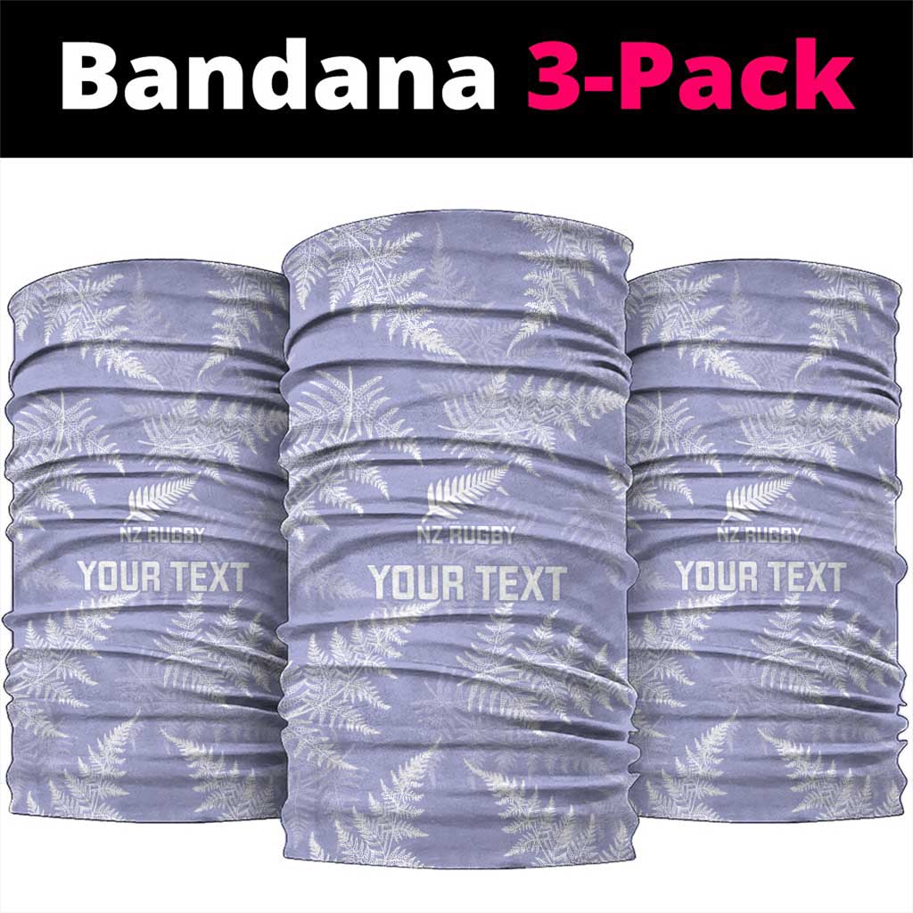 New Zealand Silver Fern Rugby Custom Neck Gaiter Go Aotearoa Champions Purple Version - Polynesian Pride