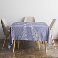New Zealand Silver Fern Rugby Custom Tablecloth Go Aotearoa Champions Purple Version - Polynesian Pride