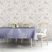 New Zealand Silver Fern Rugby Custom Tablecloth Go Aotearoa Champions Purple Version - Polynesian Pride