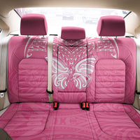 New Zealand Breast Cancer Awareness Back Car Seat Cover Maori Butterfly Pink Ribbon - Polynesian Pride