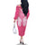 New Zealand Breast Cancer Awareness Family Matching Off The Shoulder Long Sleeve Dress and Hawaiian Shirt Maori Butterfly Pink Ribbon - Polynesian Pride