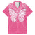 New Zealand Breast Cancer Awareness Hawaiian Shirt Maori Butterfly Pink Ribbon - Polynesian Pride