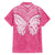New Zealand Breast Cancer Awareness Hawaiian Shirt Maori Butterfly Pink Ribbon - Polynesian Pride