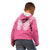 New Zealand Breast Cancer Awareness Kid Hoodie Maori Butterfly Pink Ribbon - Polynesian Pride