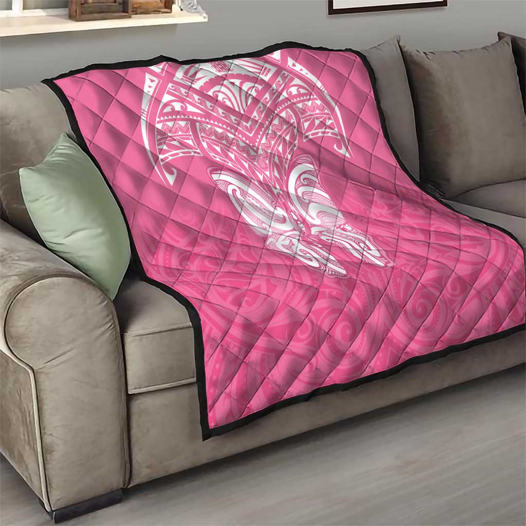 New Zealand Breast Cancer Awareness Quilt Maori Butterfly Pink Ribbon - Polynesian Pride