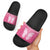 New Zealand Breast Cancer Awareness Slide Sandals Maori Butterfly Pink Ribbon - Polynesian Pride