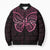 New Zealand Breast Cancer Awareness Bomber Puffer Jacket Maori Butterfly Pink Ribbon Black Version - Polynesian Pride