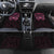 New Zealand Breast Cancer Awareness Car Mats Maori Butterfly Pink Ribbon Black Version - Polynesian Pride