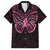New Zealand Breast Cancer Awareness Hawaiian Shirt Maori Butterfly Pink Ribbon Black Version - Polynesian Pride