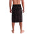 New Zealand Breast Cancer Awareness Lavalava Maori Butterfly Pink Ribbon Black Version - Polynesian Pride