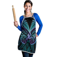 Suicide Prevention New Zealand Apron Aotearoa Maori Butterfly Mix Silver Fern - Polynesian Pride