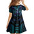 Suicide Prevention New Zealand Family Matching Summer Maxi Dress and Hawaiian Shirt Aotearoa Maori Butterfly Mix Silver Fern - Polynesian Pride