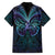 Suicide Prevention New Zealand Family Matching Summer Maxi Dress and Hawaiian Shirt Aotearoa Maori Butterfly Mix Silver Fern - Polynesian Pride