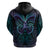 Suicide Prevention New Zealand Hoodie Aotearoa Maori Butterfly Mix Silver Fern - Polynesian Pride