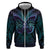 Suicide Prevention New Zealand Hoodie Aotearoa Maori Butterfly Mix Silver Fern - Polynesian Pride