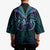 Suicide Prevention New Zealand Kimono Aotearoa Maori Butterfly Mix Silver Fern - Polynesian Pride