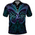 Suicide Prevention New Zealand Polo Shirt Aotearoa Maori Butterfly Mix Silver Fern - Polynesian Pride