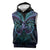 Suicide Prevention New Zealand Sleeveless Hoodie Aotearoa Maori Butterfly Mix Silver Fern - Polynesian Pride