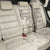 Beige Hawaii Back Car Seat Cover Hammerhead Shark Tattoo Curve Polynesian - Polynesian Pride
