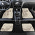 Beige Hawaii Car Mats Hammerhead Shark Tattoo Curve Polynesian - Polynesian Pride