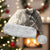 Beige Hawaii Christmas Santa Hat Hammerhead Shark Tattoo Curve Polynesian - Polynesian Pride